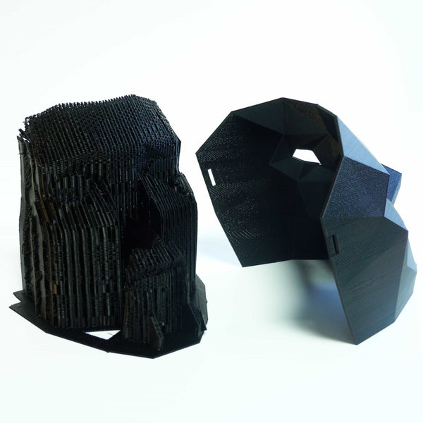 Masque polygone / raft et supports en PLA