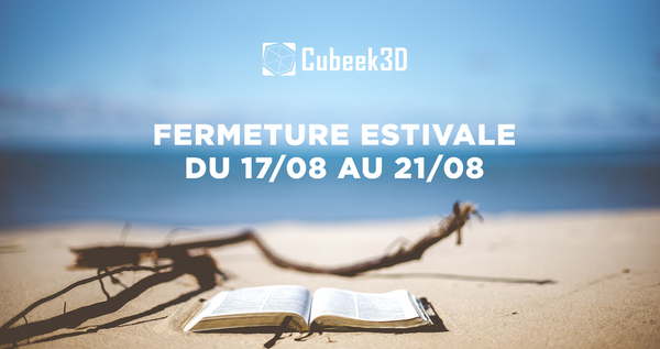 Fermeture estivale août 2020