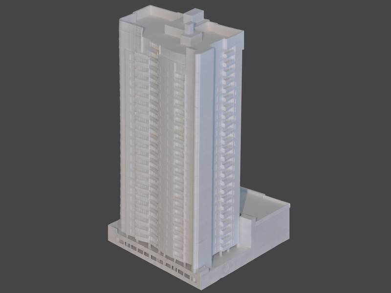 Impression 3D papier couleur Mcor pour l’architecture