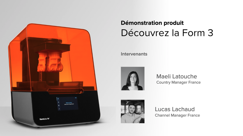 Webinaire Formlabs Form 3